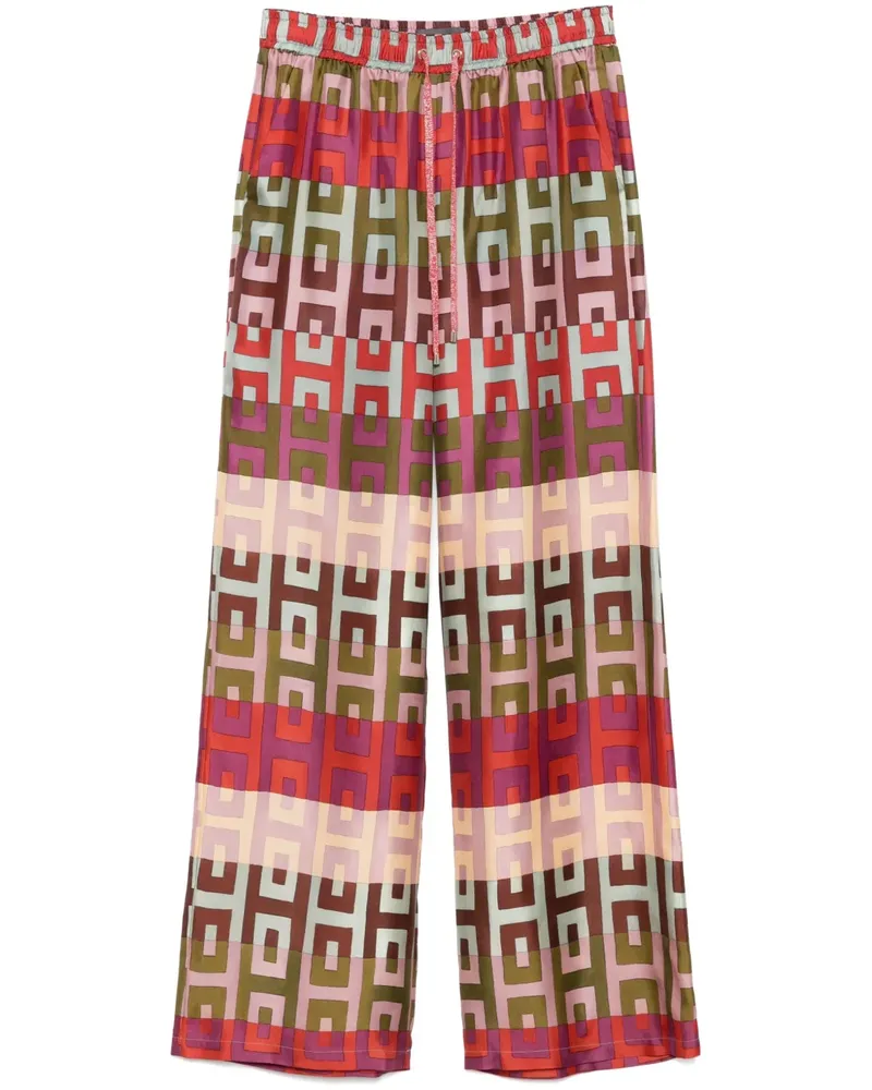 Lorena Antoniazzi Hose aus Seide - Rot Rot