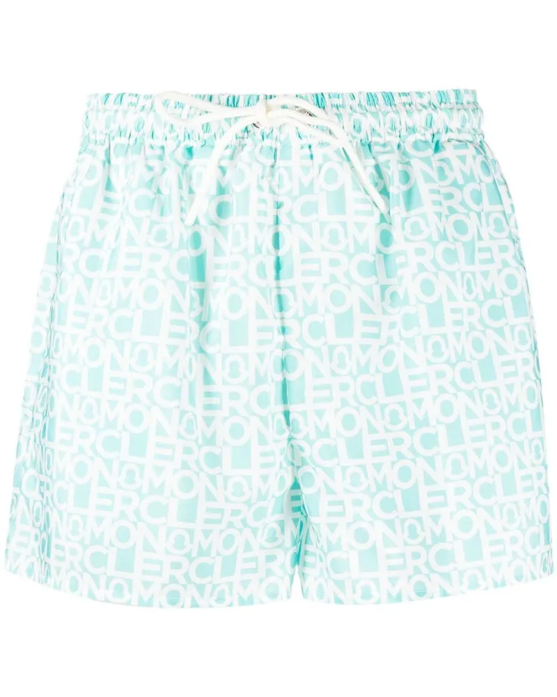 Moncler Shorts mit Kordelzug - Grün Grün