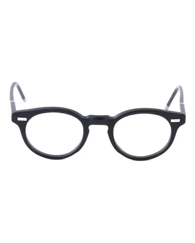 Thom Browne round-frame glasses - Schwarz Schwarz