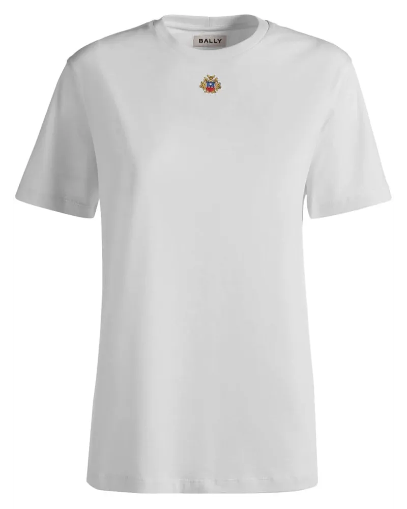 Bally T-Shirt mit rundem Ausschnitt - Weiß Weiß
