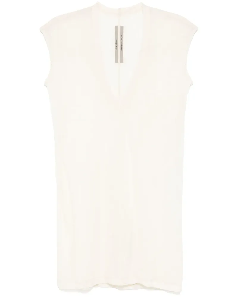 Rick Owens Weste mit V-Ausschnitt - Nude Nude