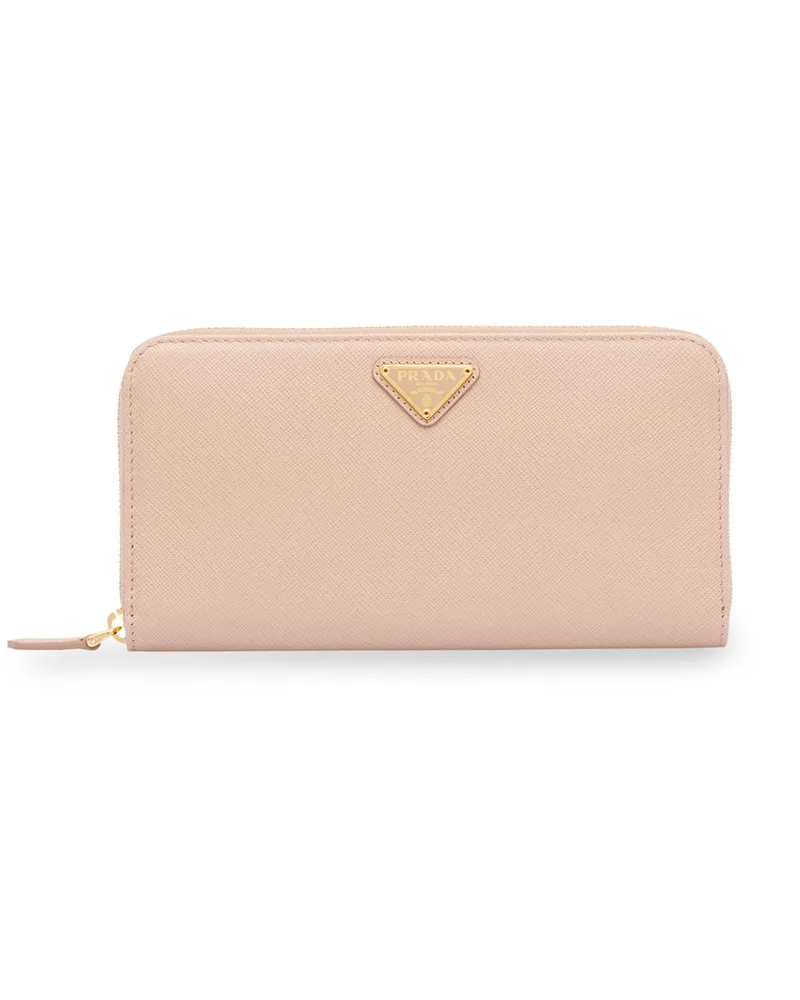 Prada Portemonnaie aus Saffiano-Leder - Rosa Rosa