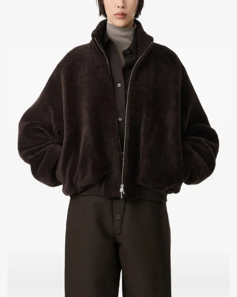 Studio Nicholson Banthe Bomberjacke aus Shearling - Braun Braun