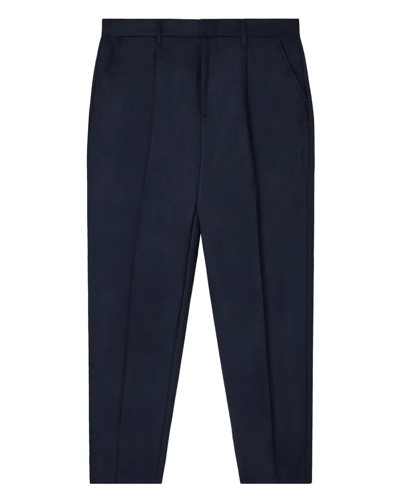 Emporio Armani Hose mit Logo-Schild - Blau Blau