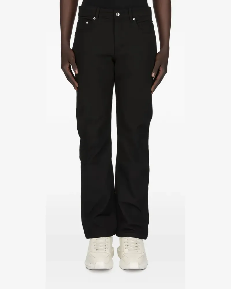 Rick Owens Fog Cut jeans - Schwarz Schwarz