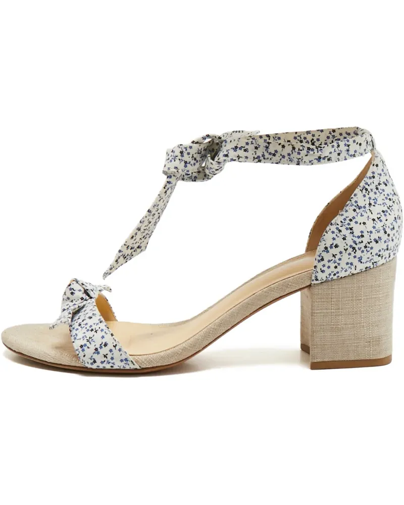 Alexandre Birman Lolita floral-print sandals - Weiß Weiß