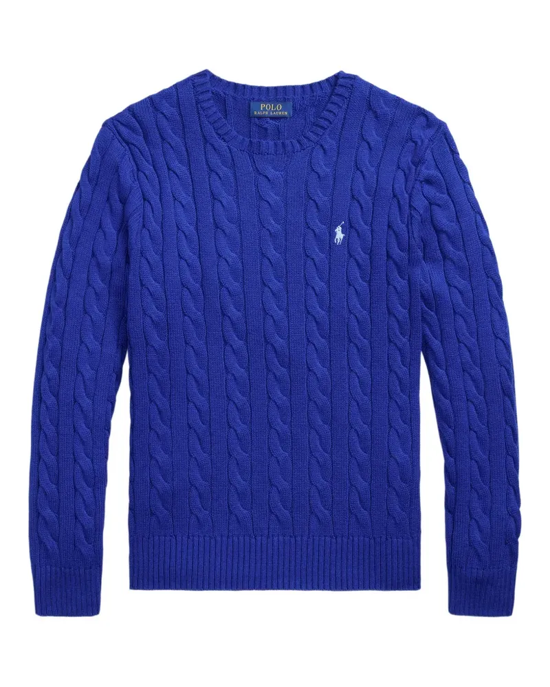 Ralph Lauren cable-knit cotton sweater - Blau Blau