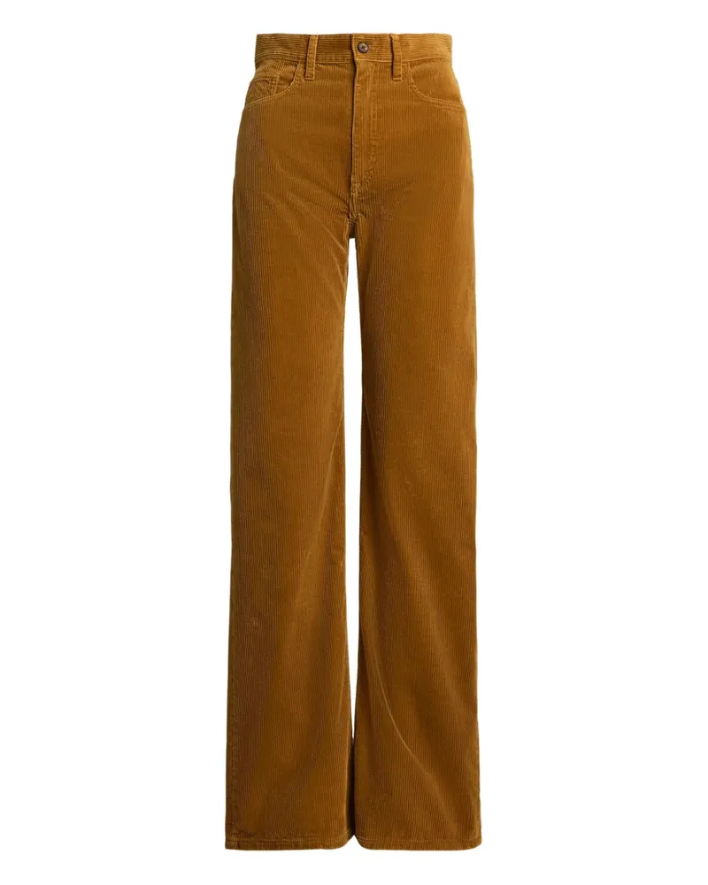 Ralph Lauren Cordhose mit weitem Bein - Braun Braun