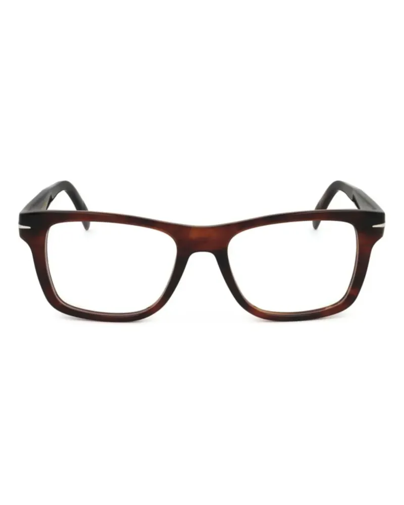 EYEWEAR by DAVID BECKHAM Brille mit eckigem Gestell - Braun Braun