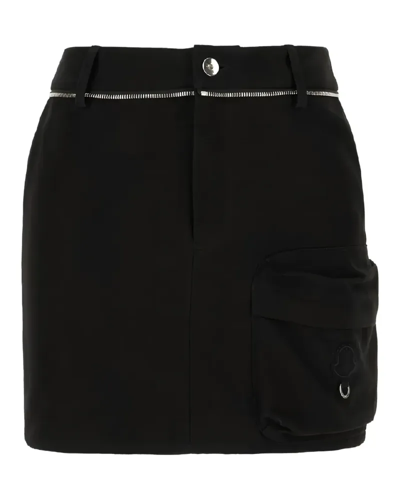 Moncler zip-detail cargo skirt - Schwarz Schwarz
