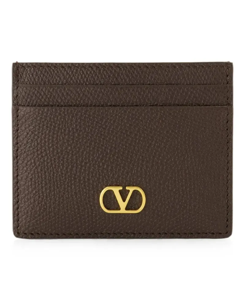 Valentino Garavani VLogo Signature Kartenetui - Braun Braun