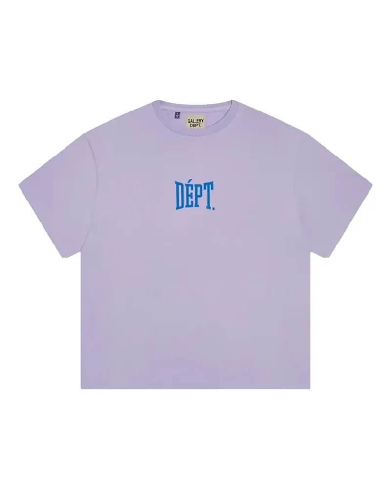 GALLERY DEPT. T-Shirt mit Logo-Print - Violett Violett