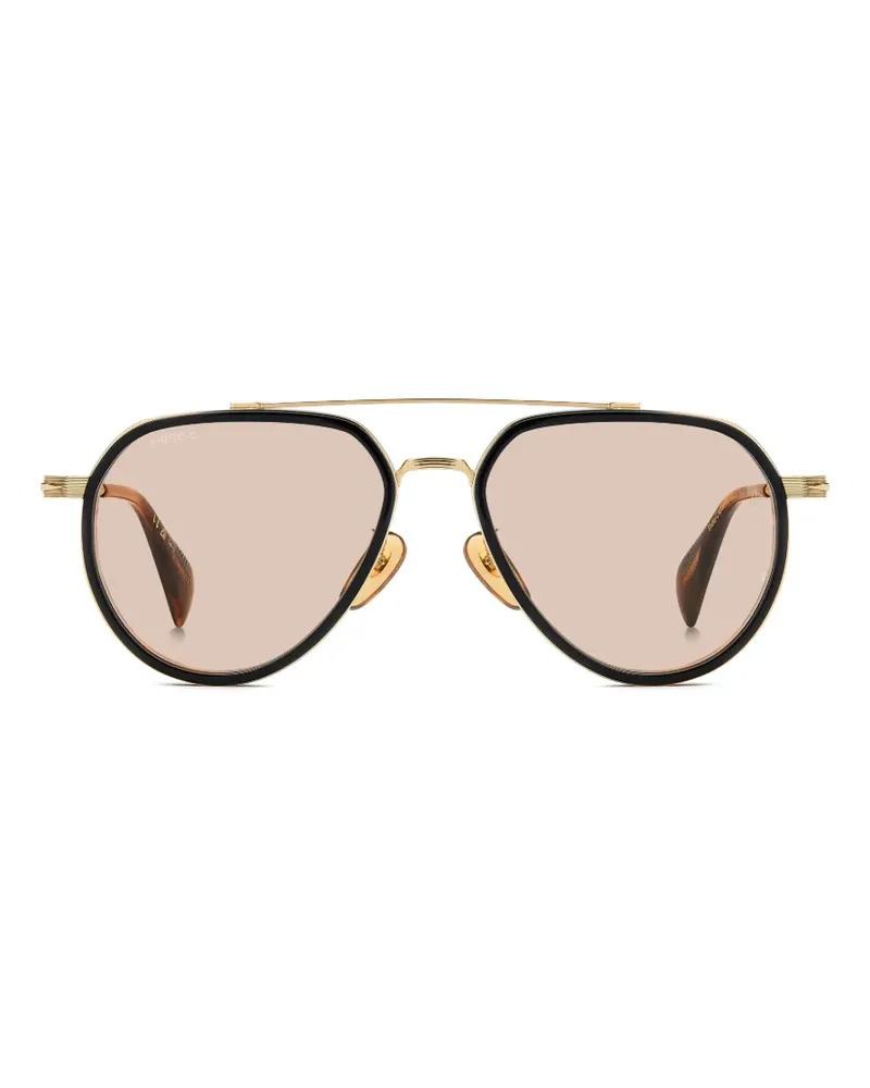 EYEWEAR by DAVID BECKHAM Getönte Pilotenbrille - Gold Gold
