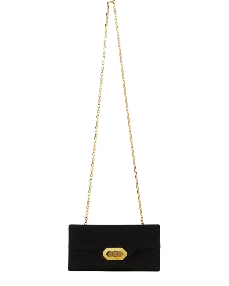 Lanvin Clutch mit Kettenriemen - Schwarz Schwarz