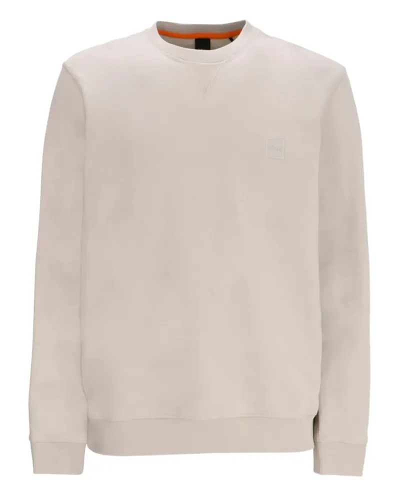 HUGO BOSS Sweatshirt mit Logo-Patch - Nude Nude