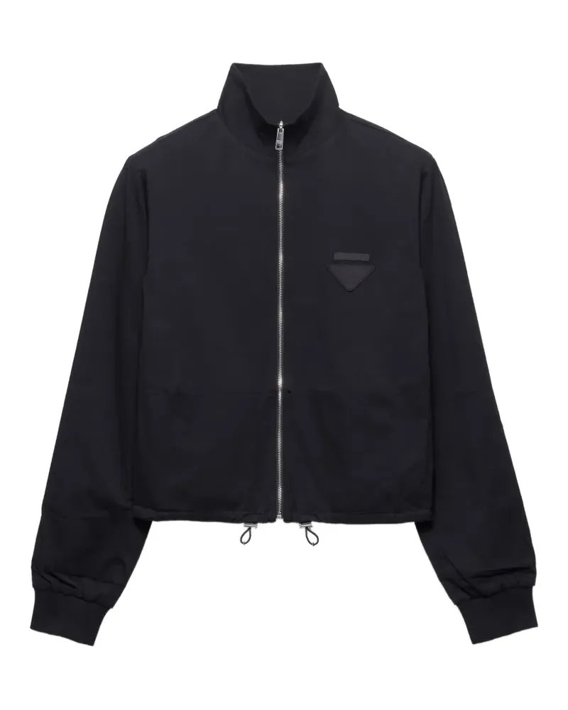 Prada Wendbare Jacke mit Kapuze - Schwarz Schwarz