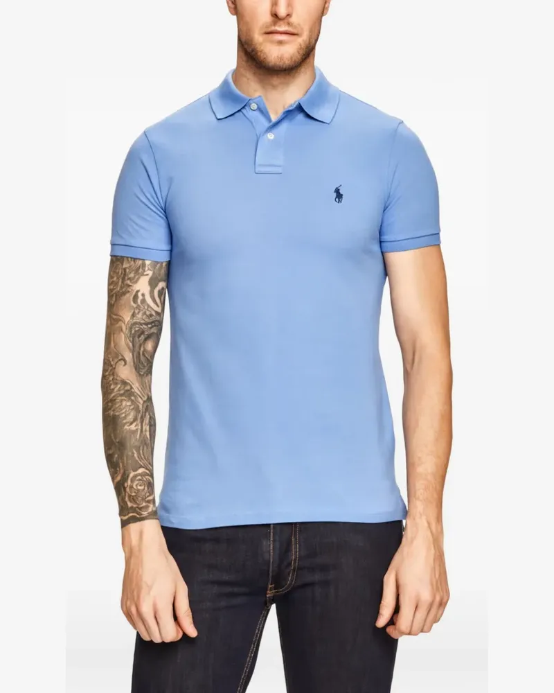 Ralph Lauren Poloshirt mit Logo - Blau Blau