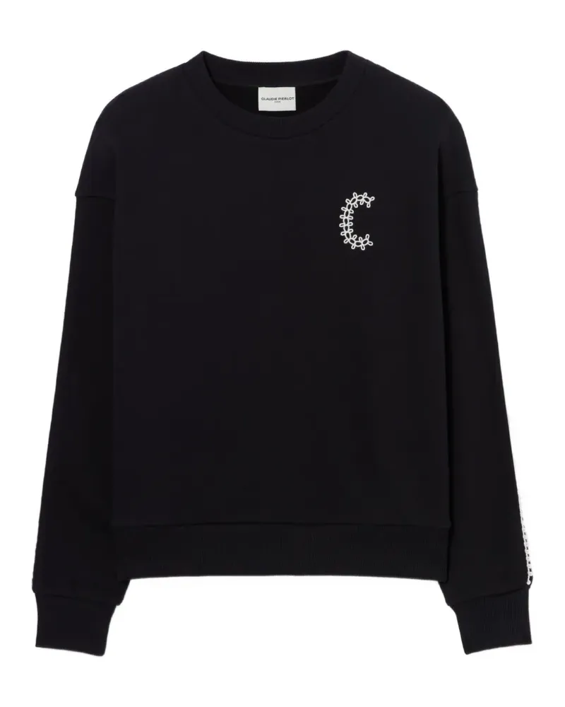 Claudie Pierlot C Sweatshirt aus Bio-Baumwolle - Blau Blau