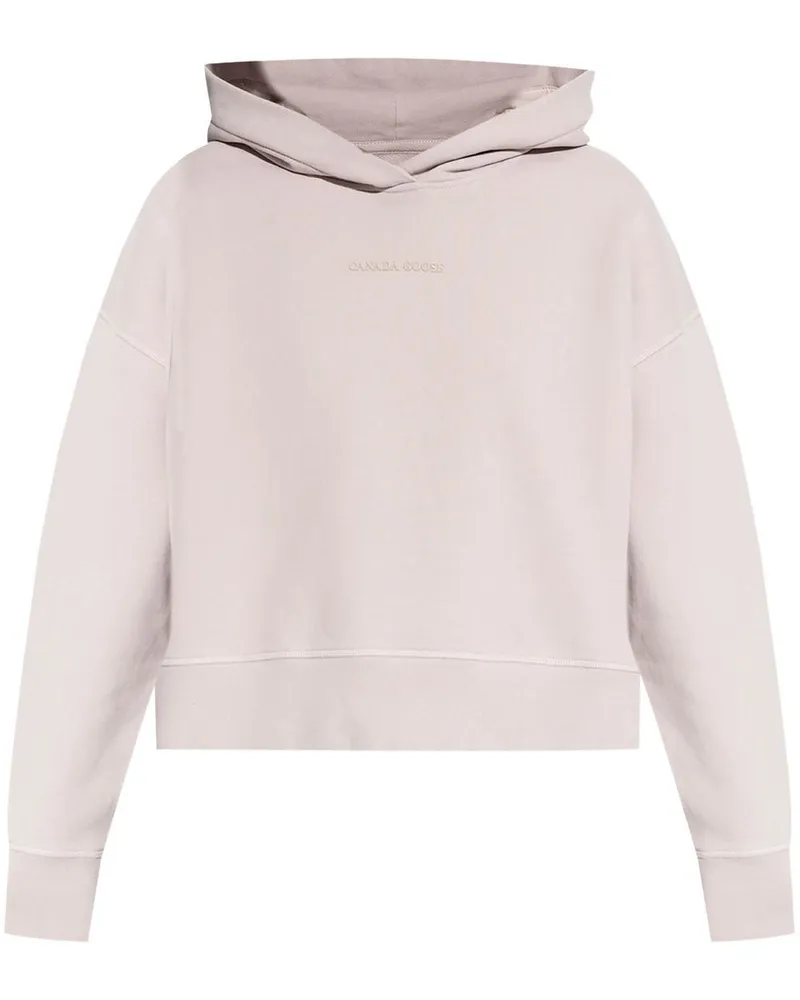 Canada Goose Hoodie mit Logo-Print - Rosa Rosa