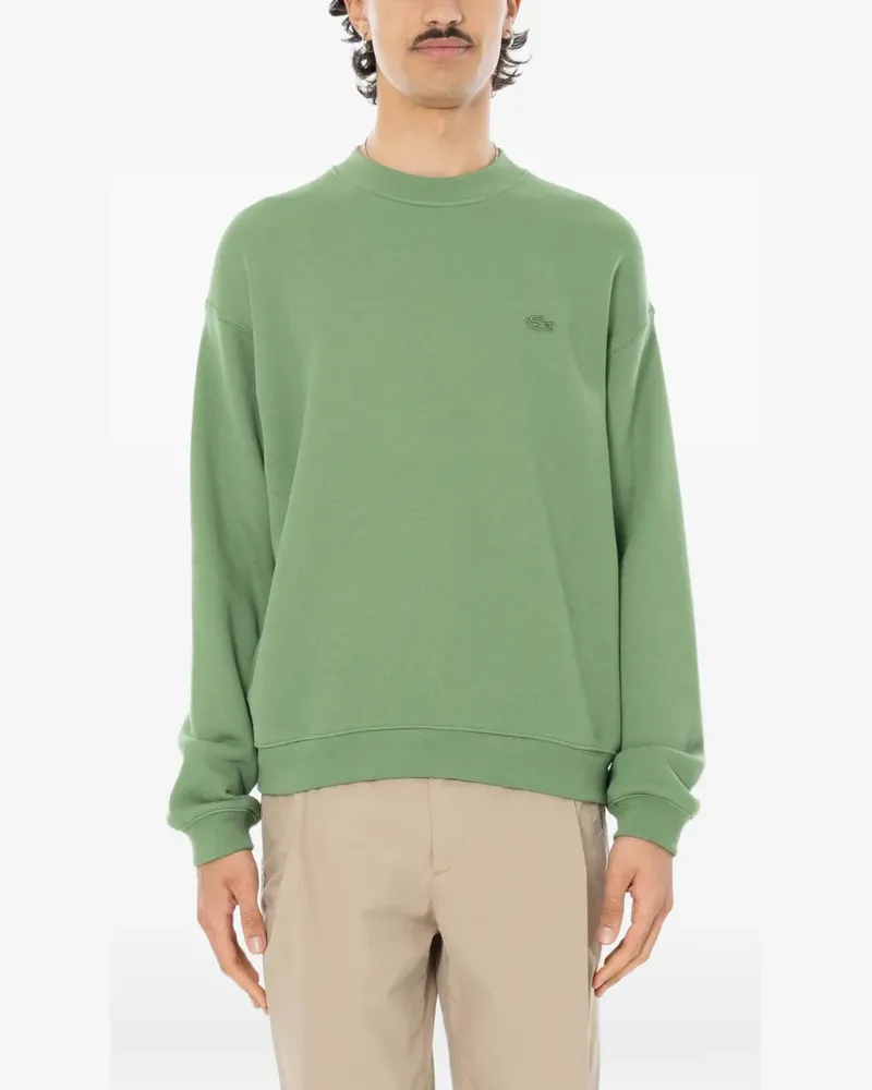 Lacoste Sweatshirt mit Logo-Patch - Grün Grün