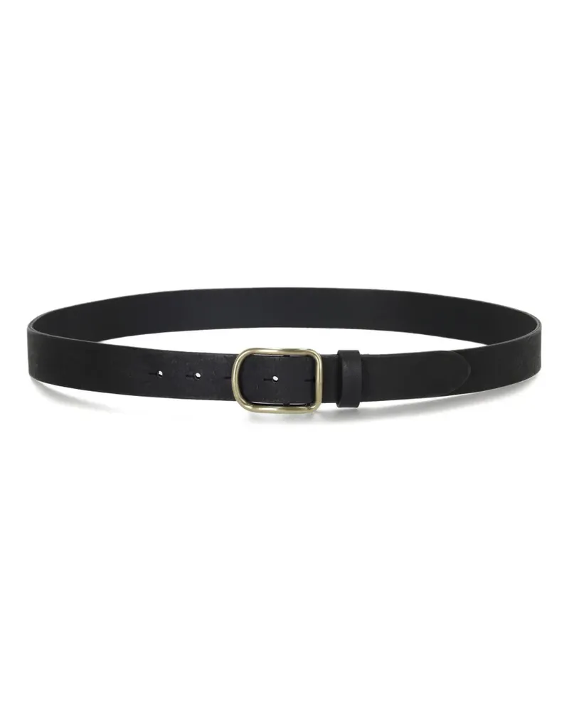 Fortela Robert leather belt - Schwarz Schwarz