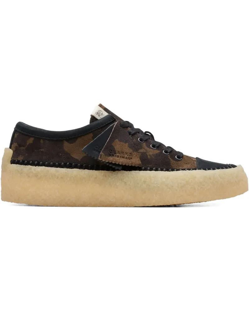 Clarks Caravan Low "Brown/Black" Sneakers - Braun Braun