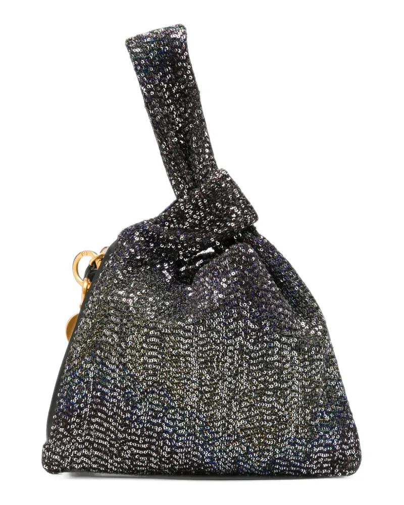 Missoni Geknotete Mini-Tasche mit Pailletten - Blau Blau
