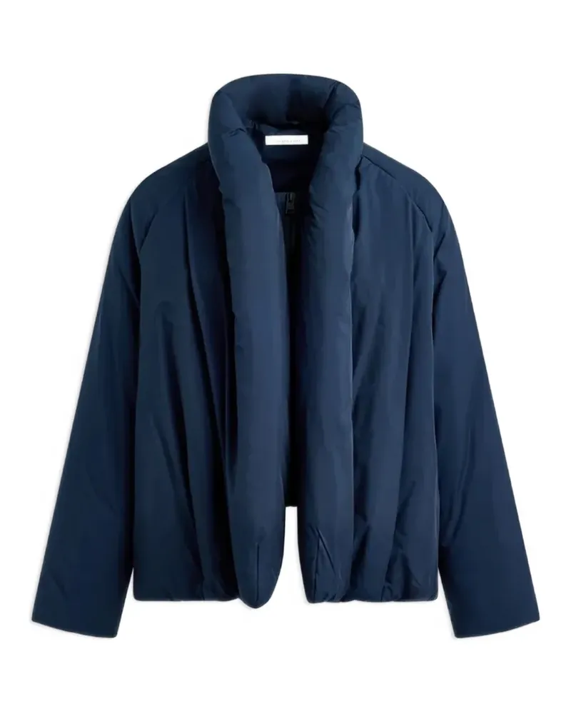 Liviana Conti padded shawl-collar jacket - Blau Blau