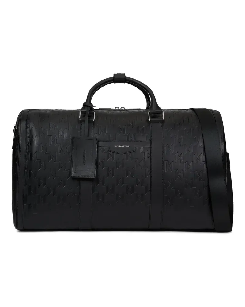 Karl Lagerfeld K/Loom Reisetasche - Schwarz Schwarz