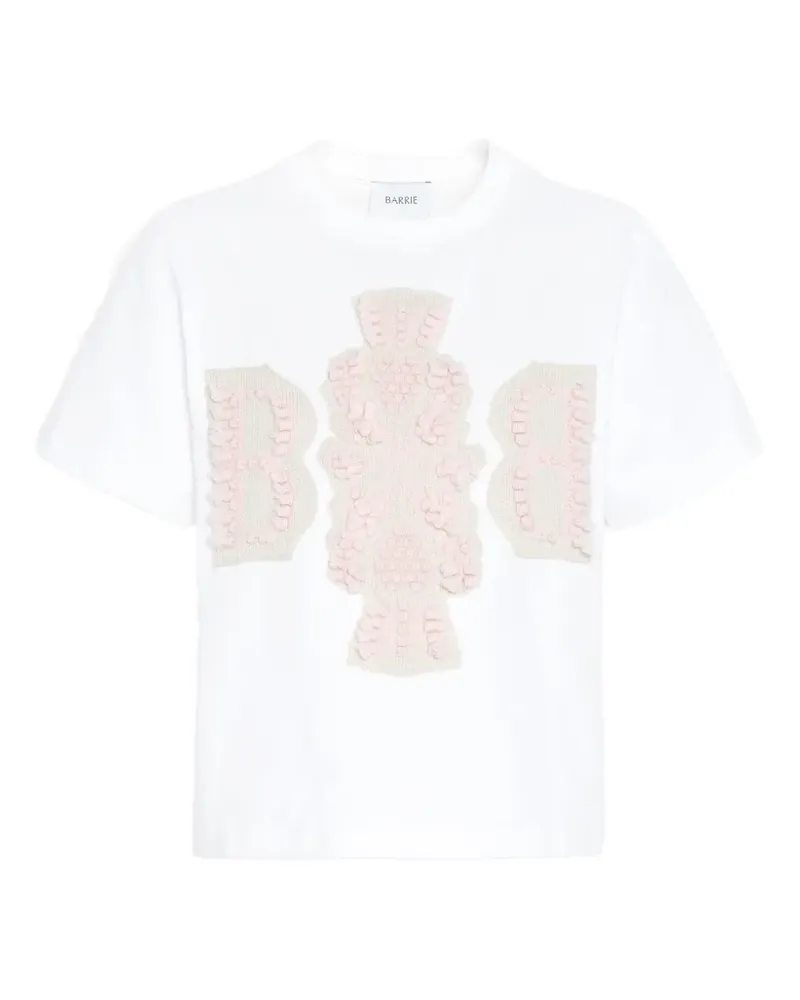 Barrie T-Shirt mit Logo-Patch - Weiß Weiß