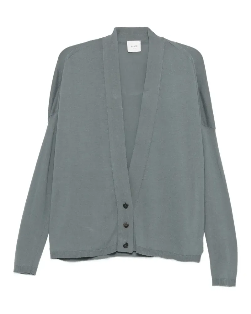 ALYSI Cardigan mit V-Ausschnitt - Grau Grau