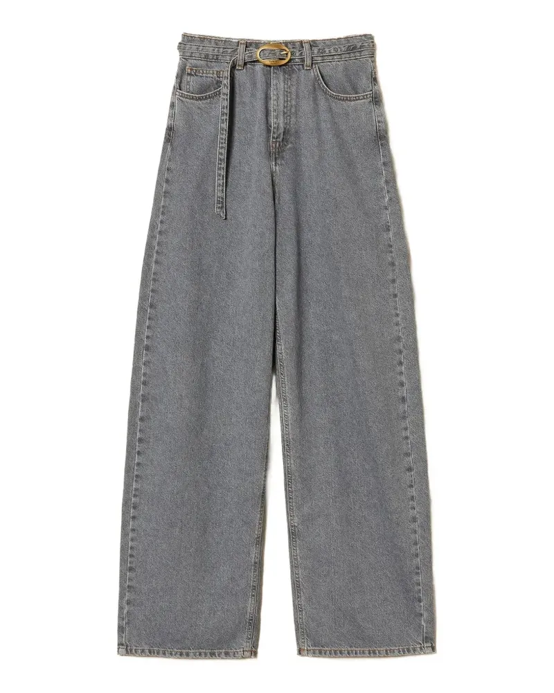 Twin-Set Jeans im Five-Pocket-Design - Grau Grau