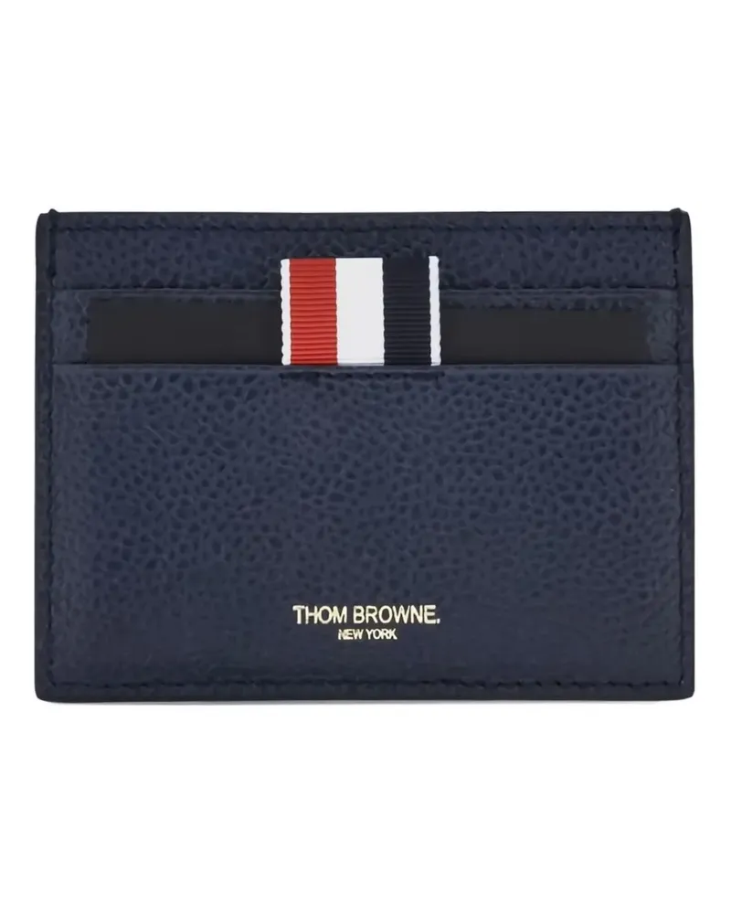 Thom Browne Kartenetui mit Streifen - Blau Blau