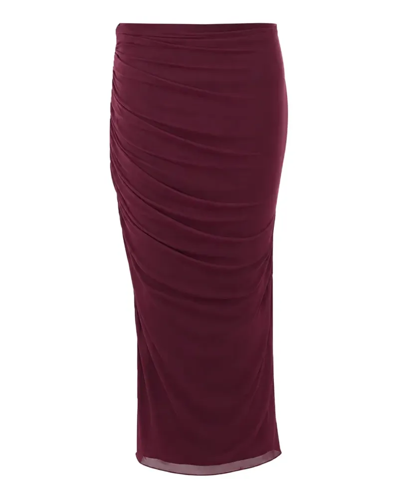 Aniye By stretch midi skirt - Rot Rot