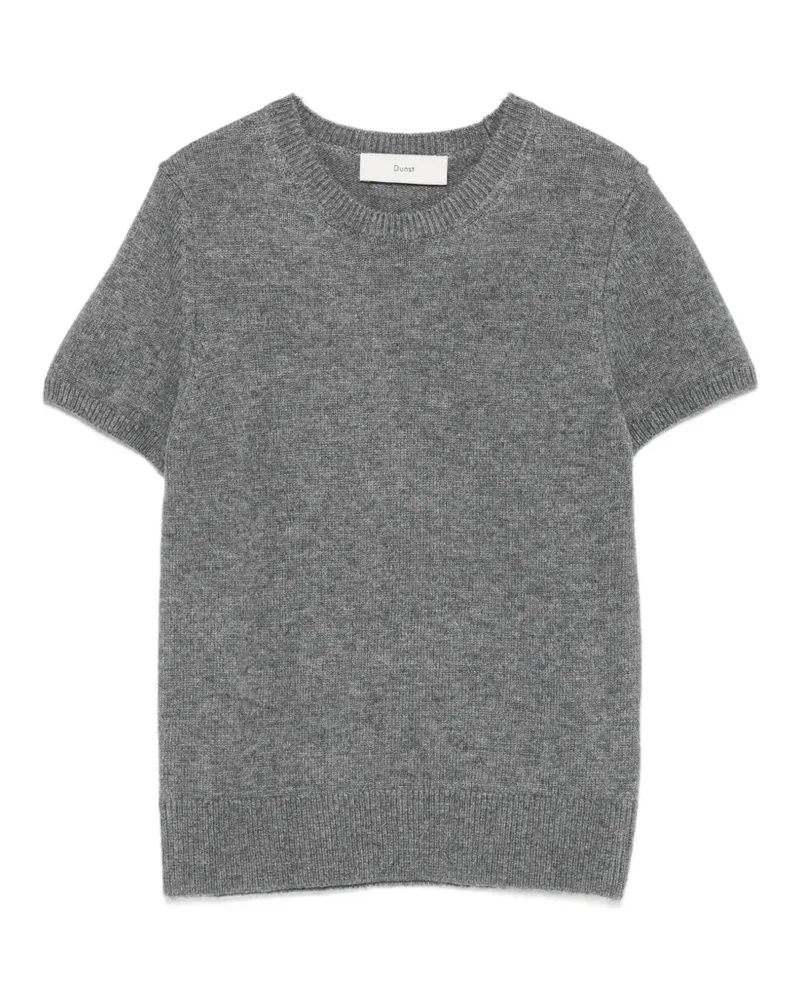 Dunst T-Shirt mit Rundhalsausschnitt - Grau Grau