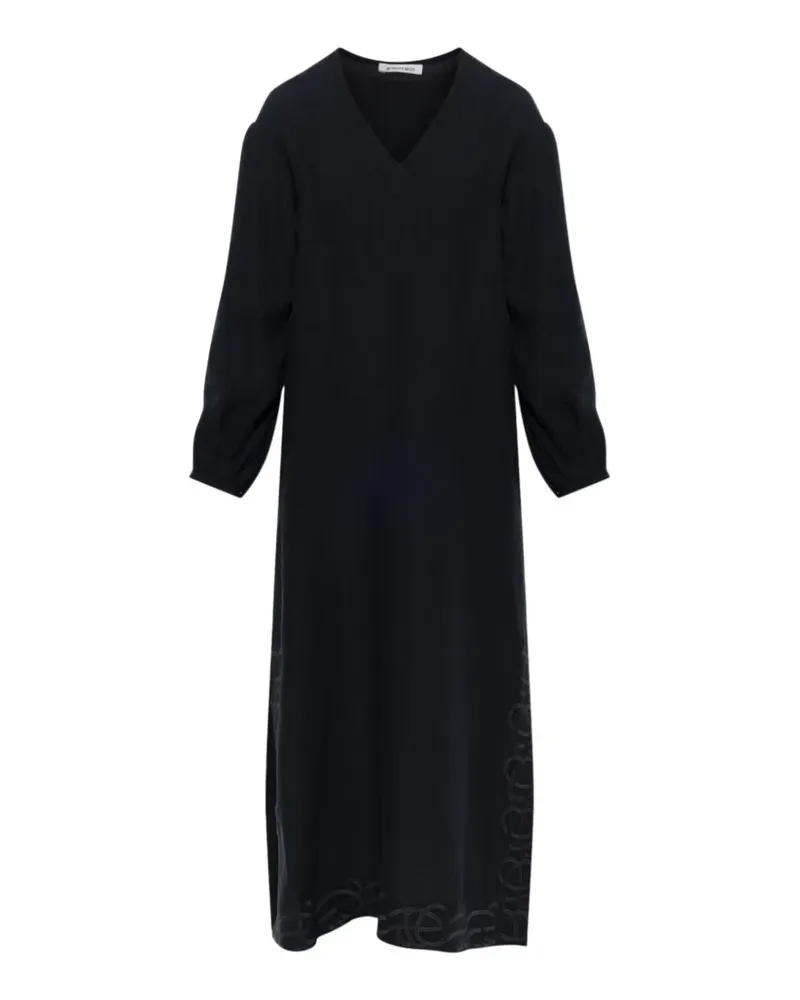 By Malene Birger Louise Maxikleid mit Stickerei - Schwarz Schwarz