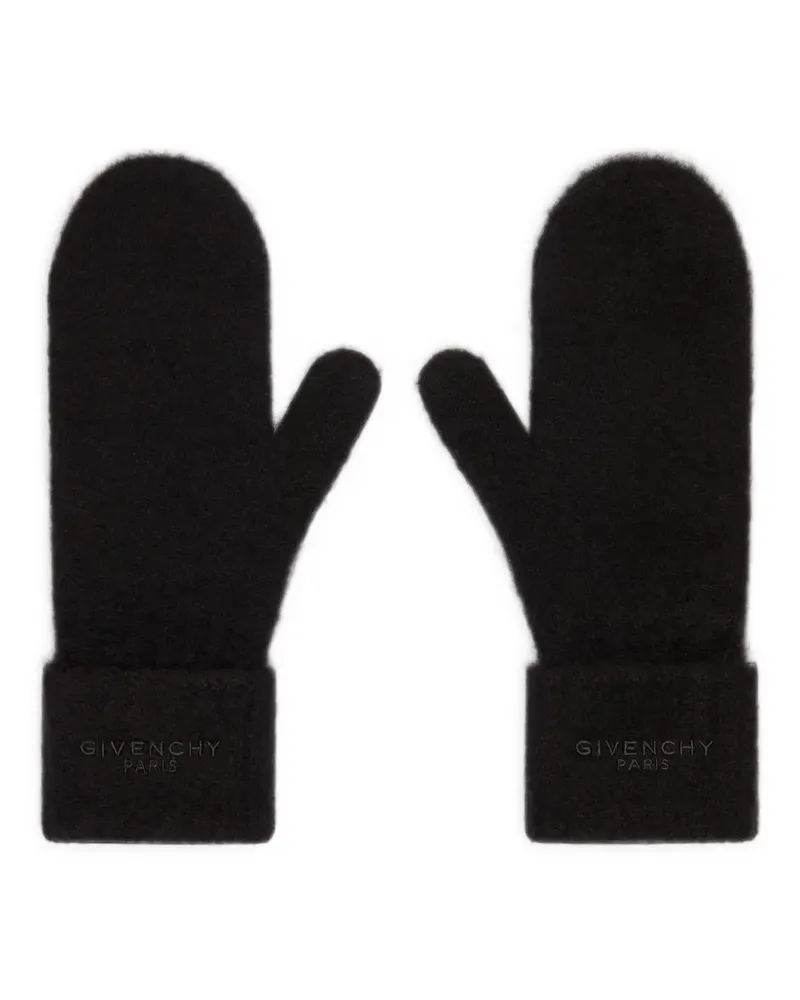 Givenchy Paris Mitaines aus Alpakawolle - Schwarz Schwarz