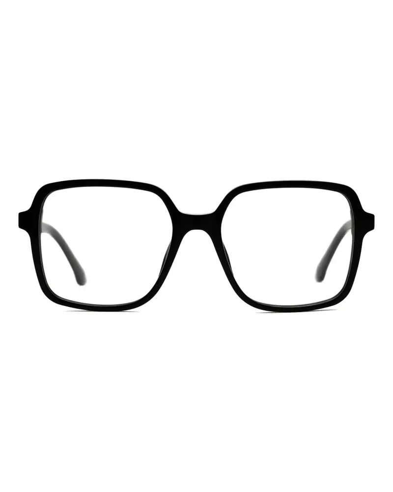 RETROSUPERFUTURE Brille mit eckigem Gestell - Schwarz Schwarz