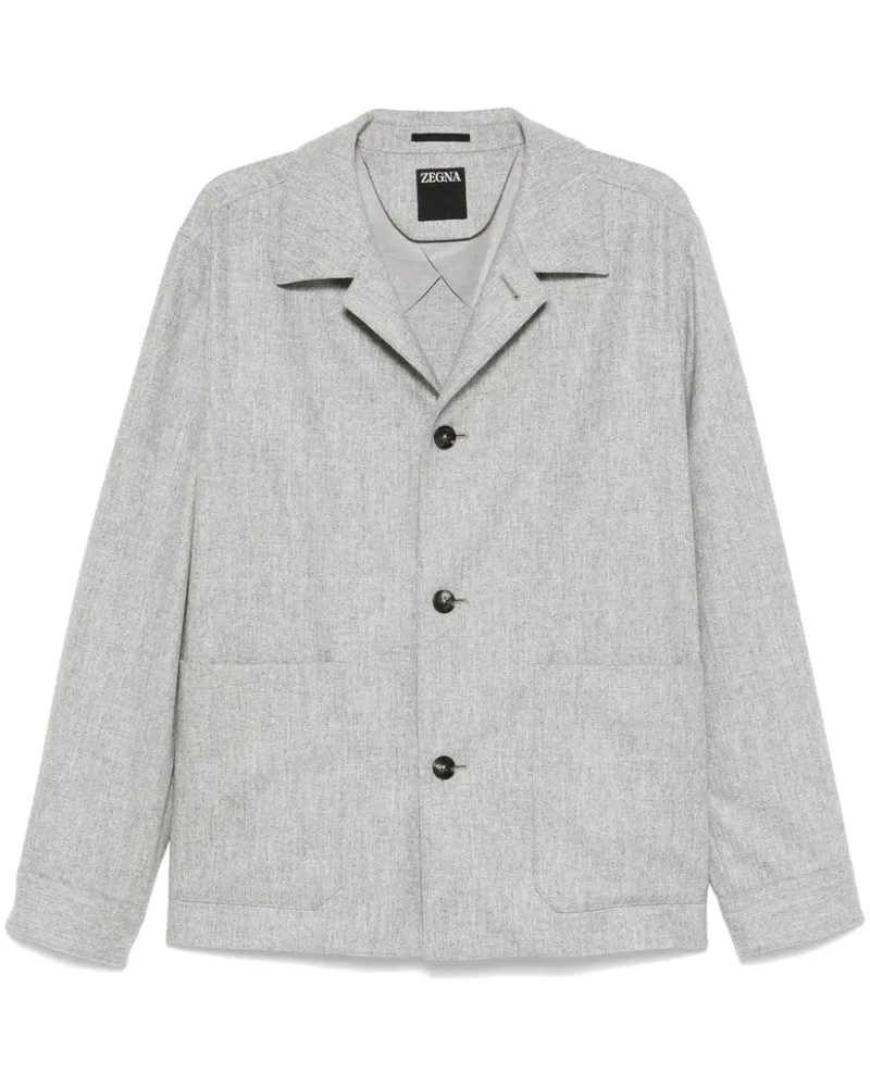 Ermenegildo Zegna Jacke aus Wolle - Grau Grau