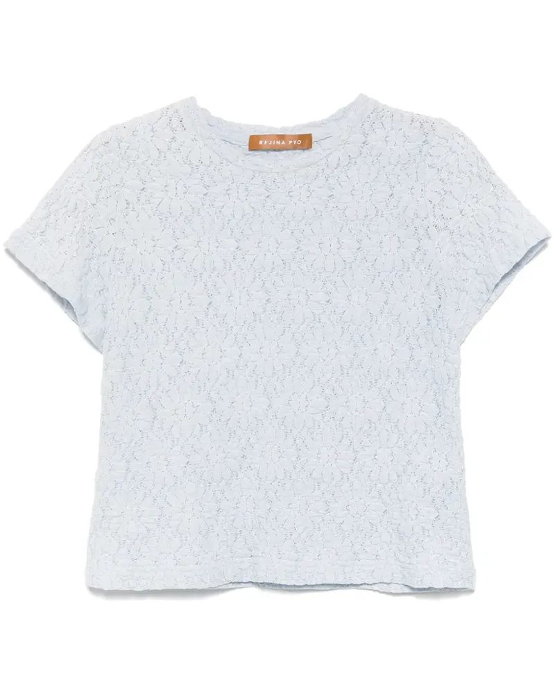REJINA PYO Adina T-Shirt - Blau Blau