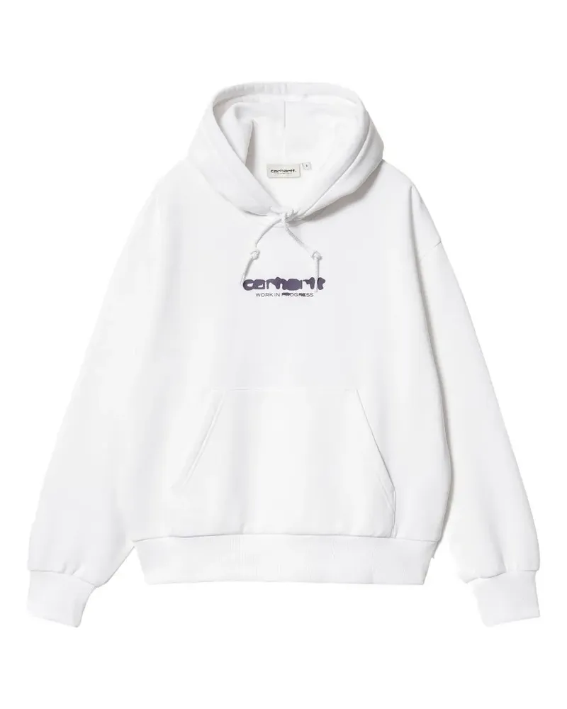 Carhartt WIP Ink Bleed Hoodie mit Logo-Print - Weiß Weiß