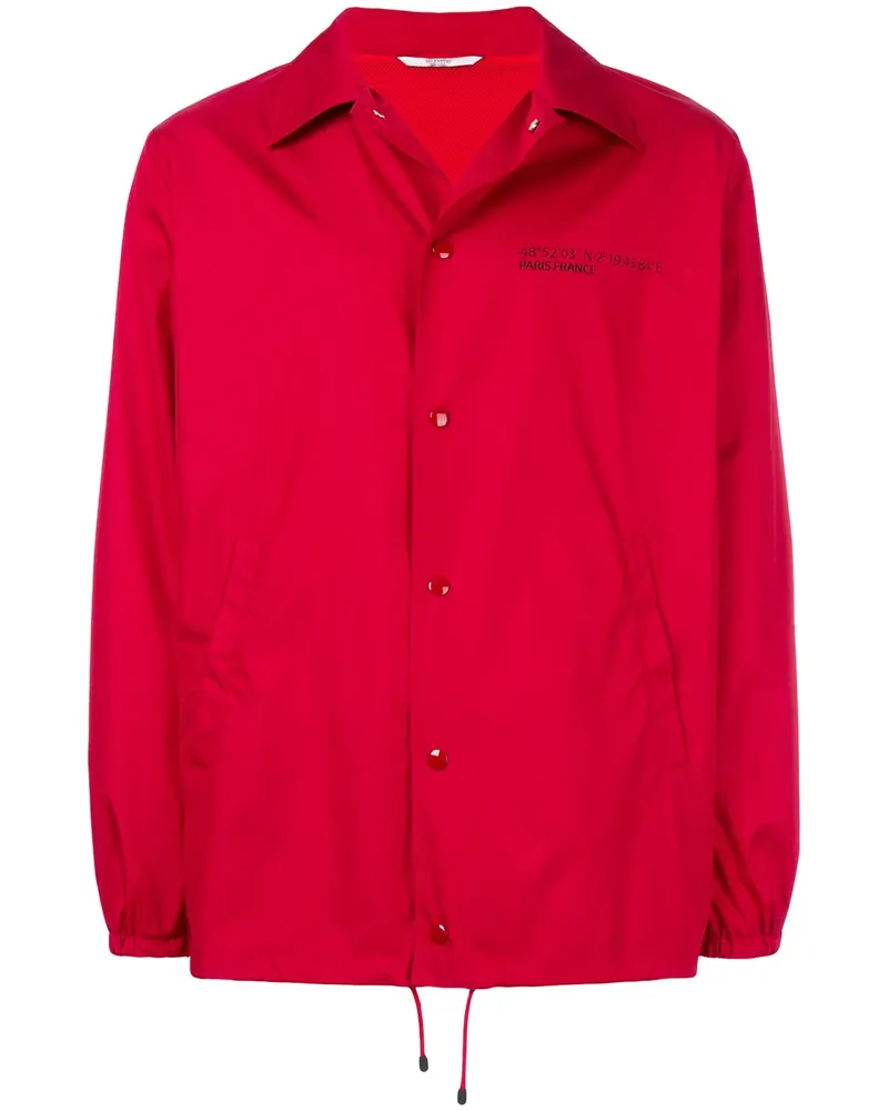 Valentino Garavani Jacke mit "Anywhen"-Print - Rot Rot