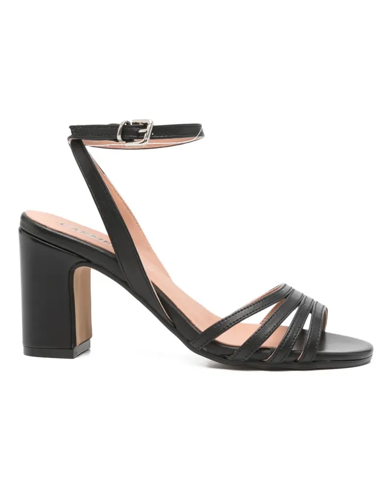 Carmens leather sandals - Schwarz Schwarz