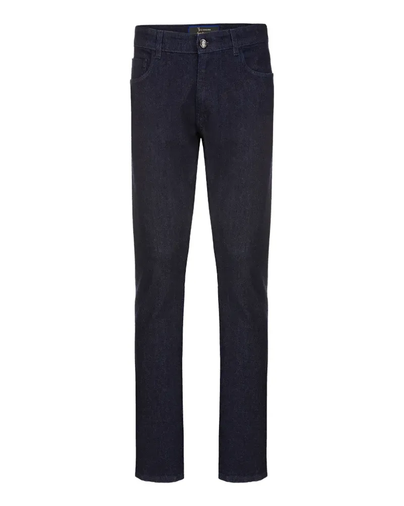 Billionaire embroidered straight-cut jeans - Blau Blau
