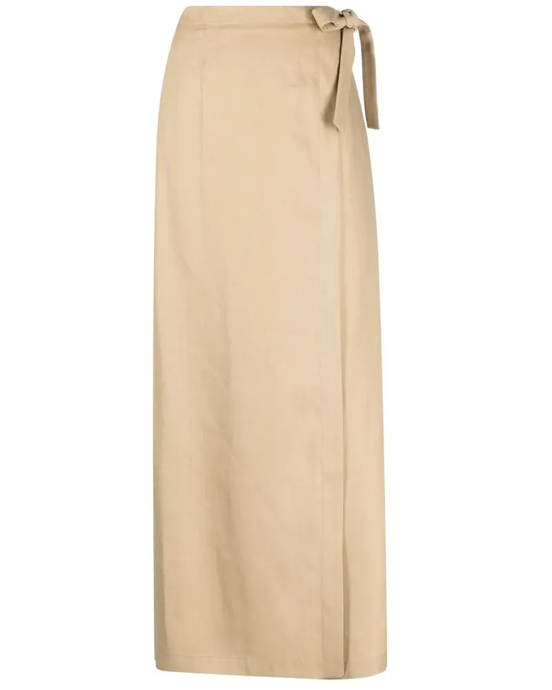 Alberta Ferretti Klassischer Maxirock - Nude Nude