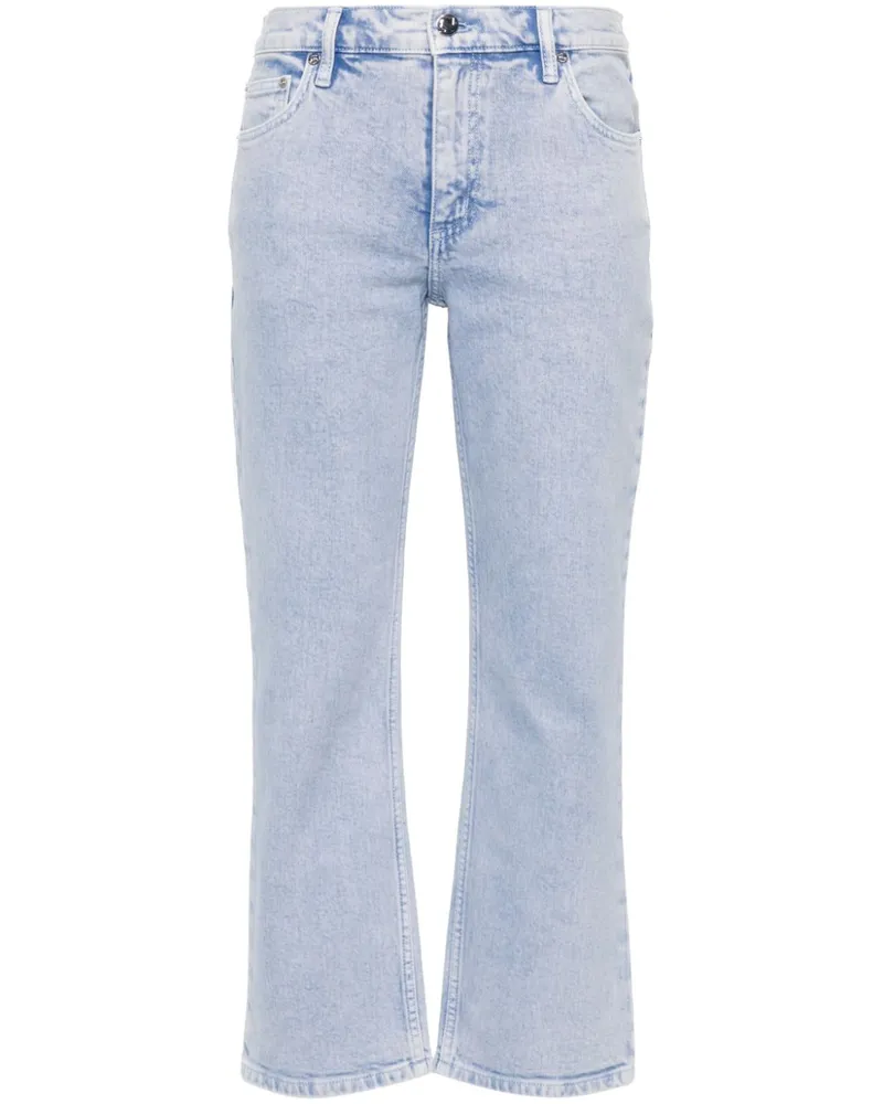 Tory Burch Halbhohe Cropped-Jeans - Blau Blau