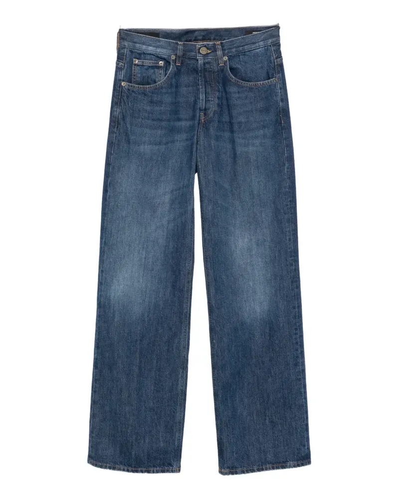 Dondup Jacklyn faded-wash wide-leg jeans - Blau Blau