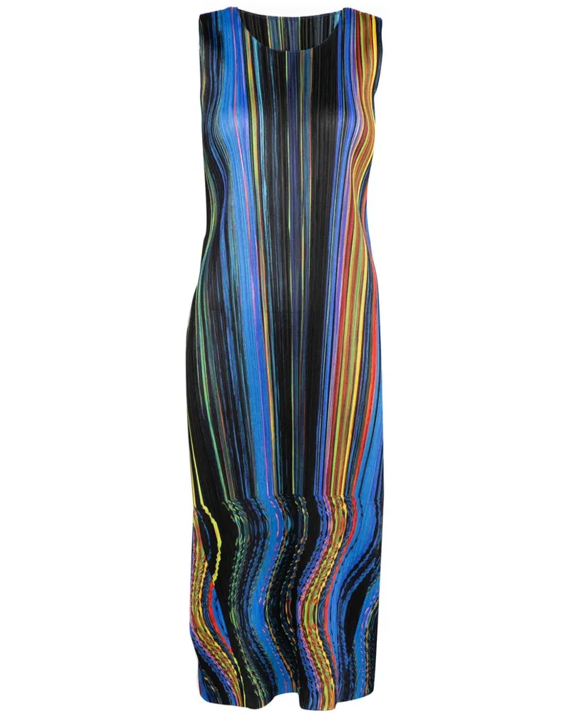 Issey Miyake Warp Kleid - Schwarz Schwarz