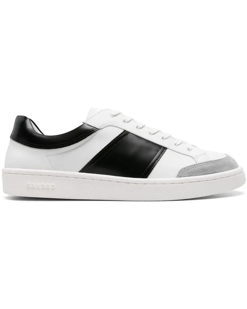 Sandro Sneakers mit Kontrasteinsatz Weiß