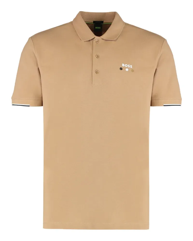 HUGO BOSS Poloshirt mit Logo - Nude Nude